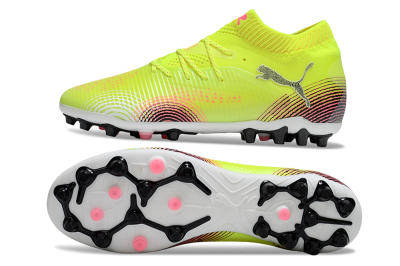 Puma Future 8 Ultimate MG Football Boots - Yellow/Pink/Black