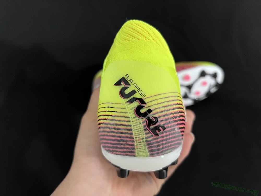 Puma Future 8 Ultimate MG Football Boots - Yellow/Pink/Black