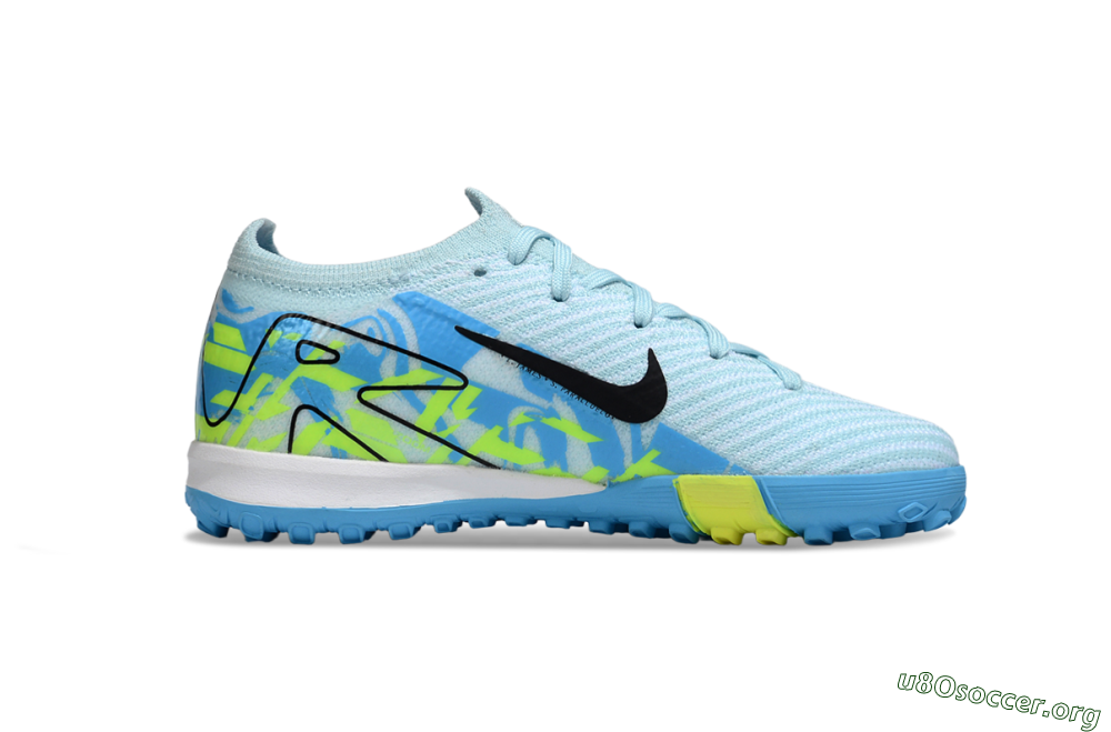 Nike Air Zoom Mercurial Vapor 16 Elite TF Football Shoes - Blue/Black/Yellow 5