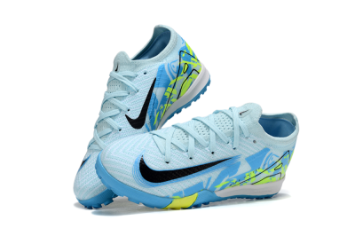 Nike Air Zoom Mercurial Vapor 16 Elite TF Football Shoes - Blue/Black/Yellow