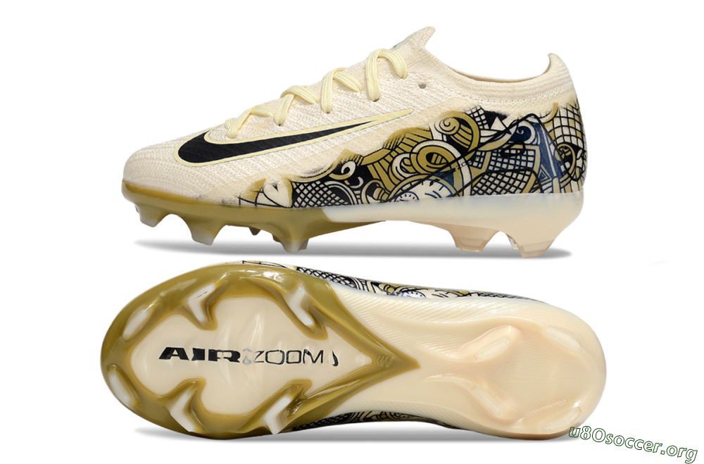 Nike Air Zoom Mercurial Vapor 16 Elite FG Football Boots - Beige/Black/Brown 1