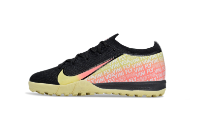 Nike Air Zoom Mercurial Vapor 16 Elite TF Football Shoes - Black/Pink/Yellow