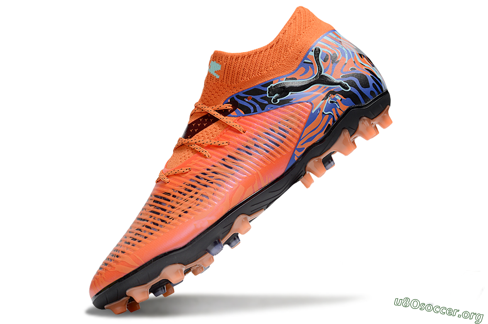 Puma Future 8 Ultimate MG Football Boots - Red/Blue/Black 5
