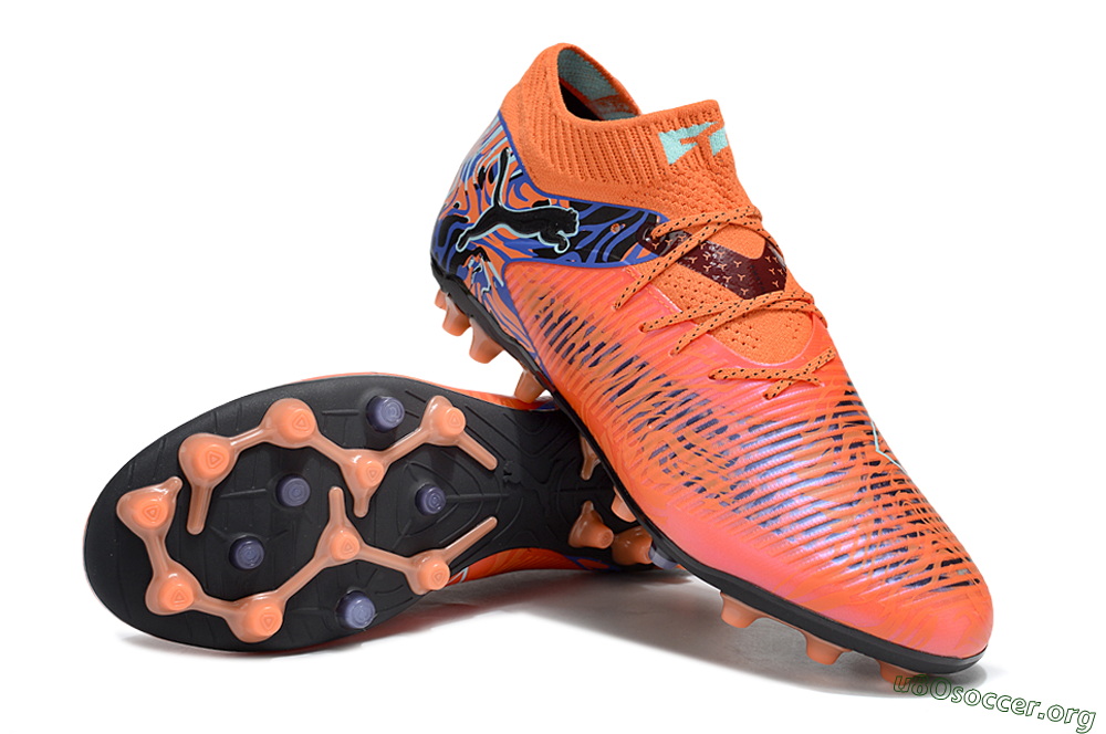 Puma Future 8 Ultimate MG Football Boots - Red/Blue/Black 0