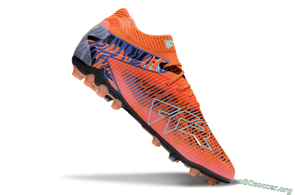 Puma Future 8 Ultimate MG Football Boots - Red/Blue/Black 4