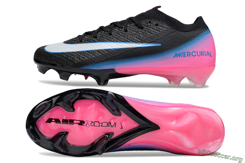 Nike Air Zoom Mercurial Vapor 16 Elite FG Football Boots - Black/White/Pink 1