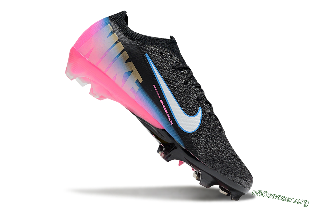 Nike Air Zoom Mercurial Vapor 16 Elite FG Football Boots - Black/White/Pink 4