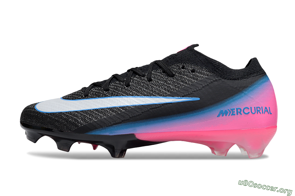 Nike Air Zoom Mercurial Vapor 16 Elite FG Football Boots - Black/White/Pink 3