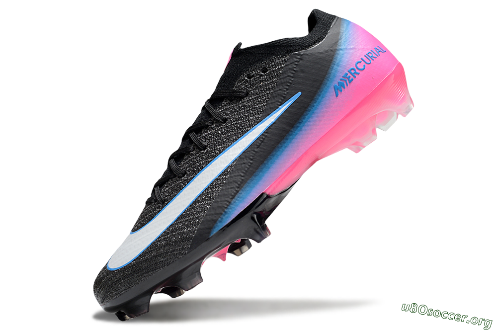 Nike Air Zoom Mercurial Vapor 16 Elite FG Football Boots - Black/White/Pink 5