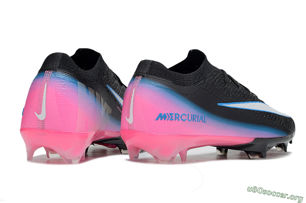 Nike Air Zoom Mercurial Vapor 16 Elite FG Football Boots - Black/White/Pink 6