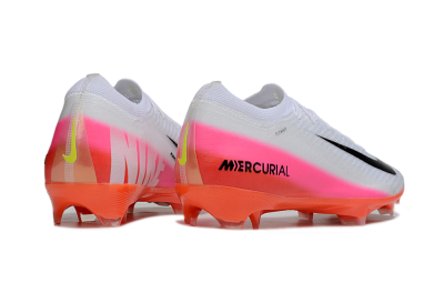Nike Air Zoom Mercurial Vapor 16 Elite FG Football Boots - White/Black/Pink