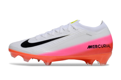 Nike Air Zoom Mercurial Vapor 16 Elite FG Football Boots - White/Black/Pink