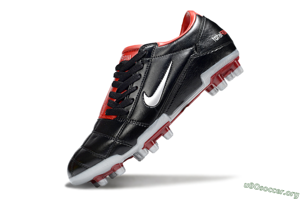 Nike Total 90 III FG Football Boots - Black/Red/White 5