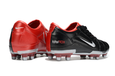 Nike Total 90 III FG Football Boots - Black/Red/White