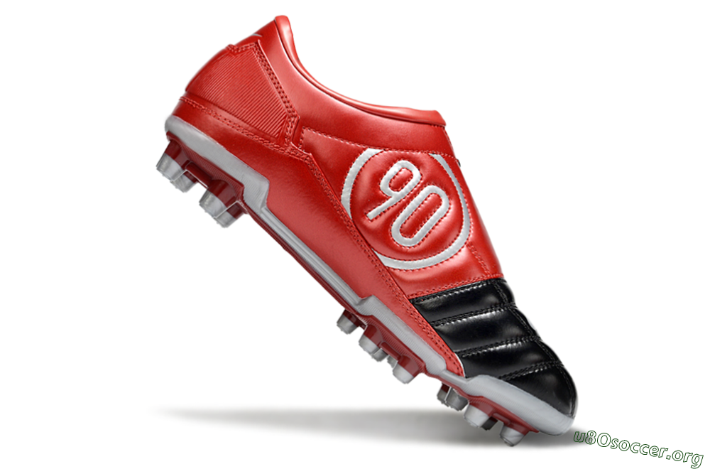 Nike Total 90 III FG Football Boots - Black/Red/White 4