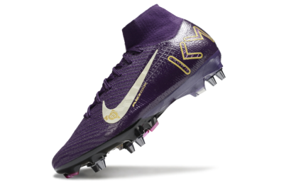 Nike Air Zoom Mercurial Superfly 10 Elite SG Football Boots - Purple/White/Gold