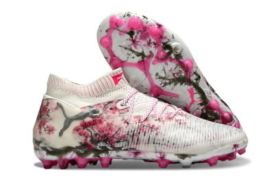 Puma Future 8 Ultimate MG Football Boots - White/Black/Red