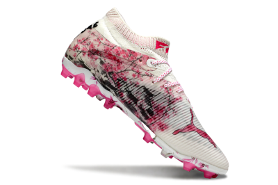 Puma Future 8 Ultimate MG Football Boots - White/Black/Red