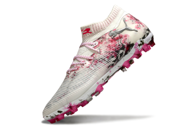 Puma Future 8 Ultimate MG Football Boots - White/Black/Red