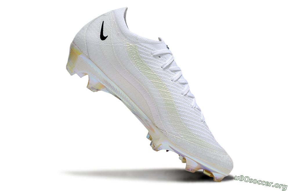 Nike Air Zoom Mercurial Vapor 16 Elite FG Football Boots - White/Black/Gold 4