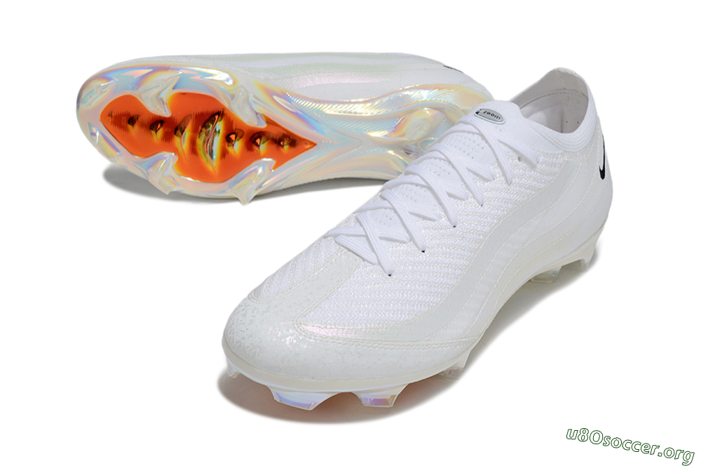 Nike Air Zoom Mercurial Vapor 16 Elite FG Football Boots - White/Black/Gold 0