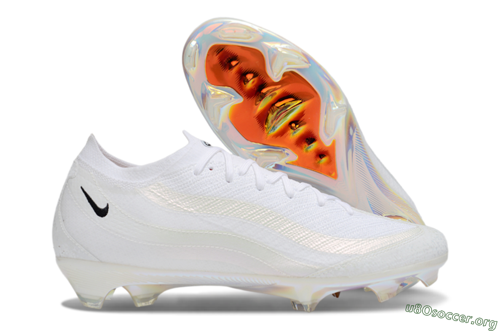 Nike Air Zoom Mercurial Vapor 16 Elite FG Football Boots - White/Black/Gold 2