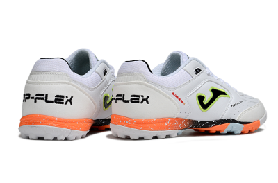 Joma Top Flex TF Football Shoes - White/Black/Yellow
