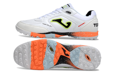 Joma Top Flex TF Football Shoes - White/Black/Yellow