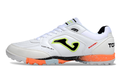 Joma Top Flex TF Football Shoes - White/Black/Yellow