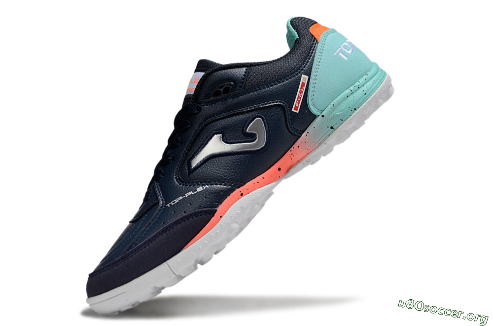 Joma Top Flex TF Football Shoes - Blue/Silver/Jade 5