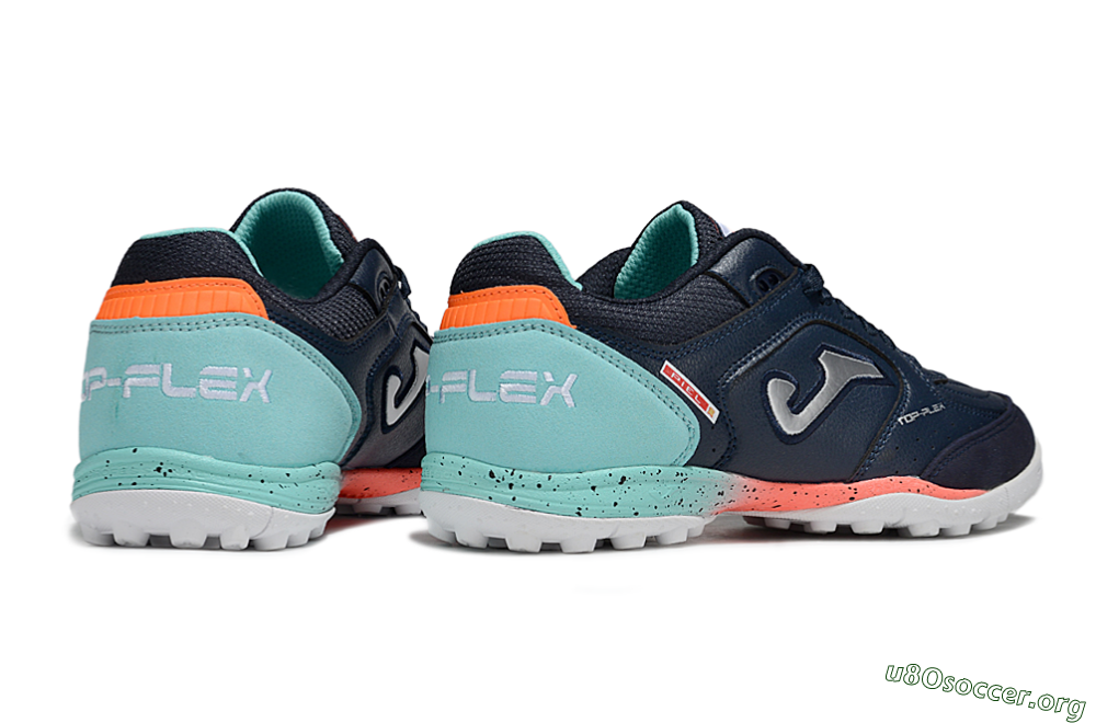 Joma Top Flex TF Football Shoes - Blue/Silver/Jade 6
