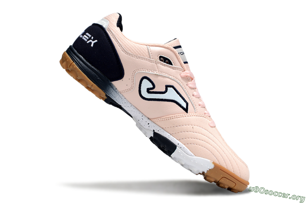 Joma Top Flex TF Football Shoes - Pink/White/Black 4
