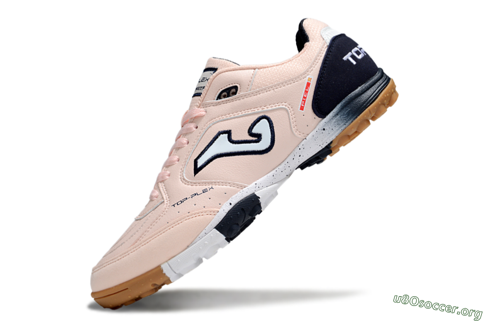 Joma Top Flex TF Football Shoes - Pink/White/Black 5