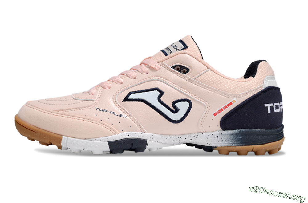 Joma Top Flex TF Football Shoes - Pink/White/Black 3