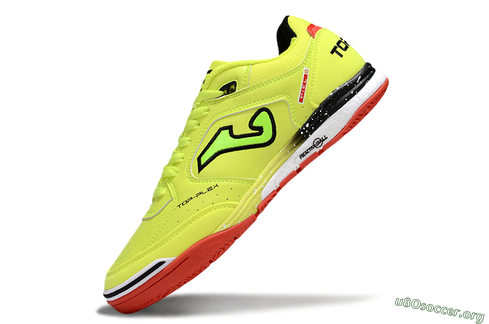 Joma Top Flex IC Football Shoes - Yellow/Red/Black 5