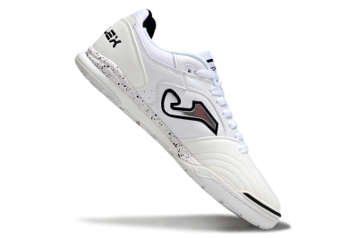 Joma Top Flex IC Football Shoes - White/Silver/Black