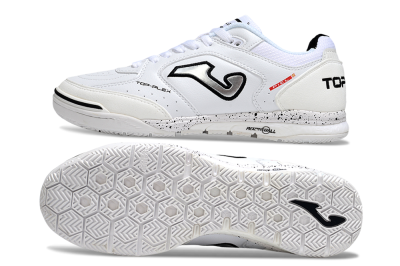 Joma Top Flex IC Football Shoes - White/Silver/Black