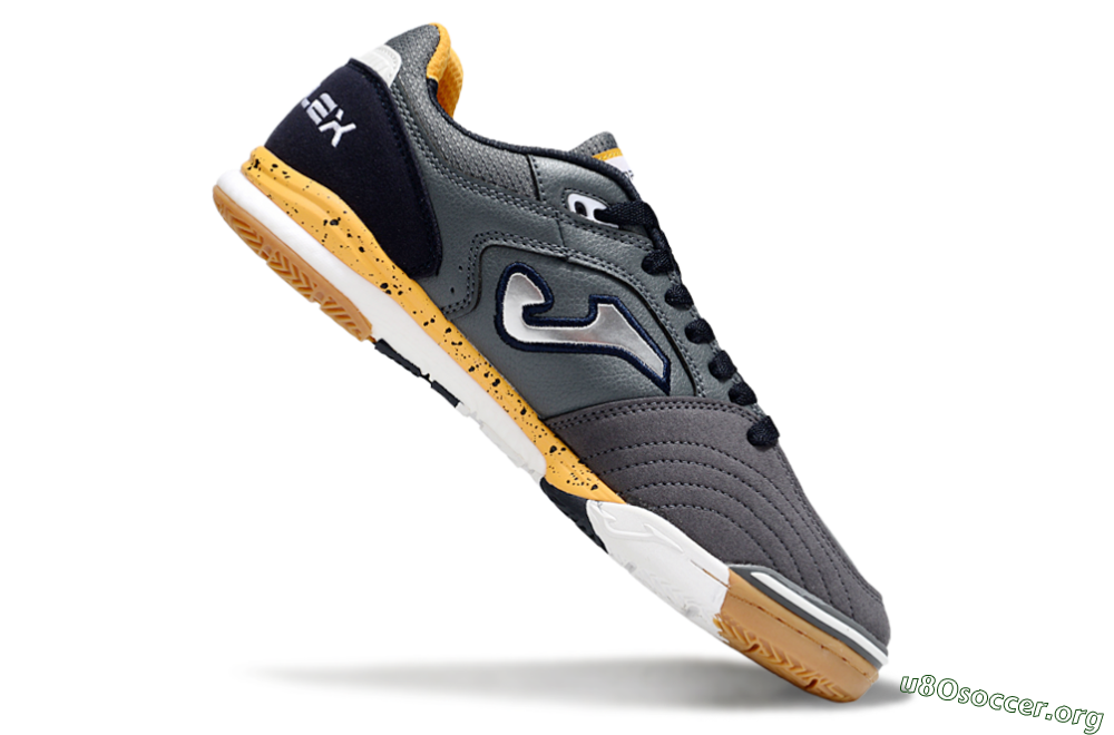 Joma Top Flex IC Football Shoes - Grey/Silver/Black 4