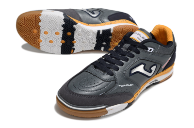 Joma Top Flex IC Football Shoes - Grey/Silver/Black