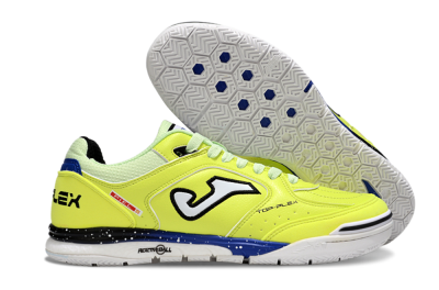 Joma Top Flex IC Football Shoes - Yellow/Blue/White