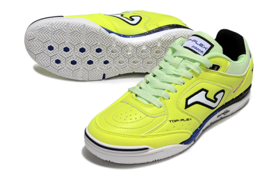 Joma Top Flex IC Football Shoes - Yellow/Blue/White