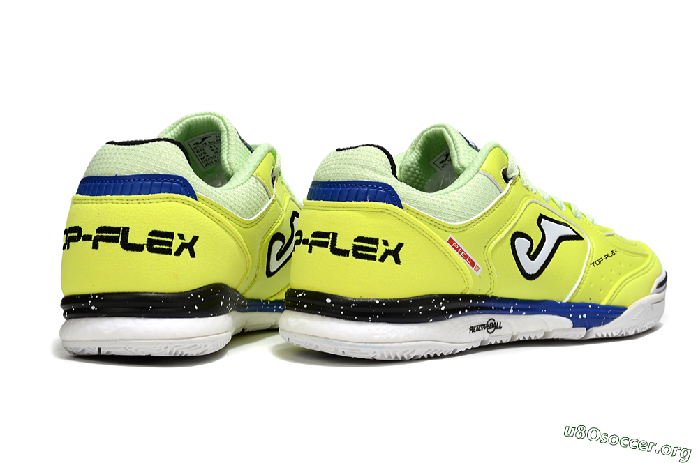 Joma Top Flex IC Football Shoes - Yellow/Blue/White 6