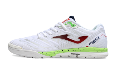 Joma Top Flex IC Football Shoes - White/Red/Yellow