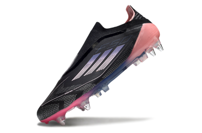 Adidas F50 Elite Laceless SG Football Boots - Black/Blue/Pink