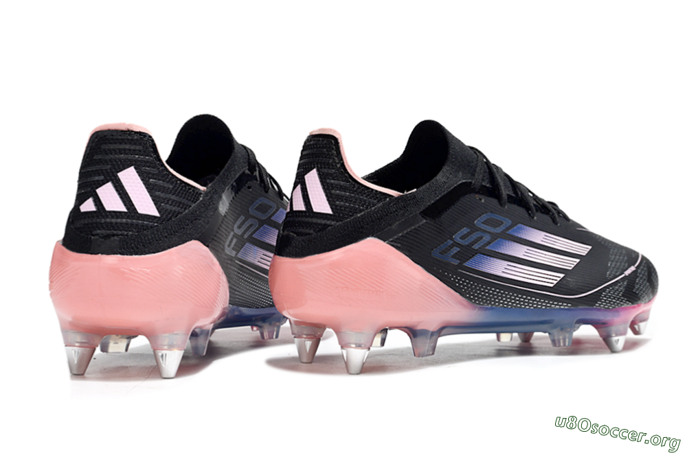 Adidas F50 Elite SG Football Boots - Black/Blue/Pink 6