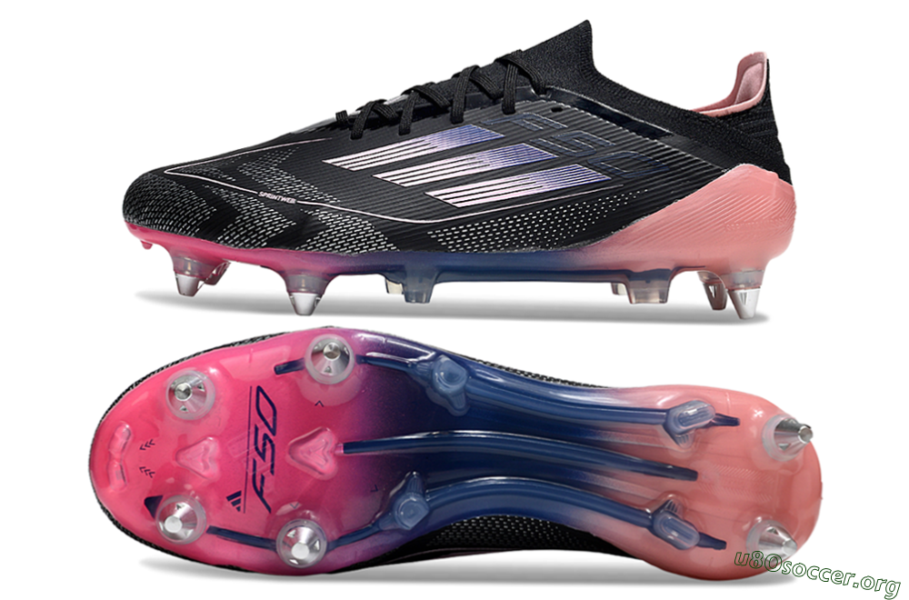 Adidas F50 Elite SG Football Boots - Black/Blue/Pink 1