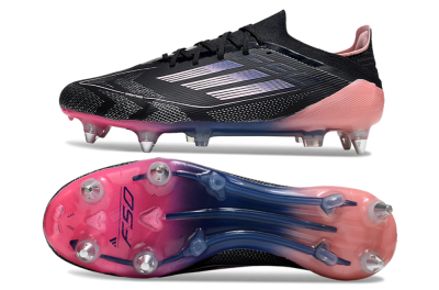 Adidas F50 Elite SG Football Boots - Black/Blue/Pink