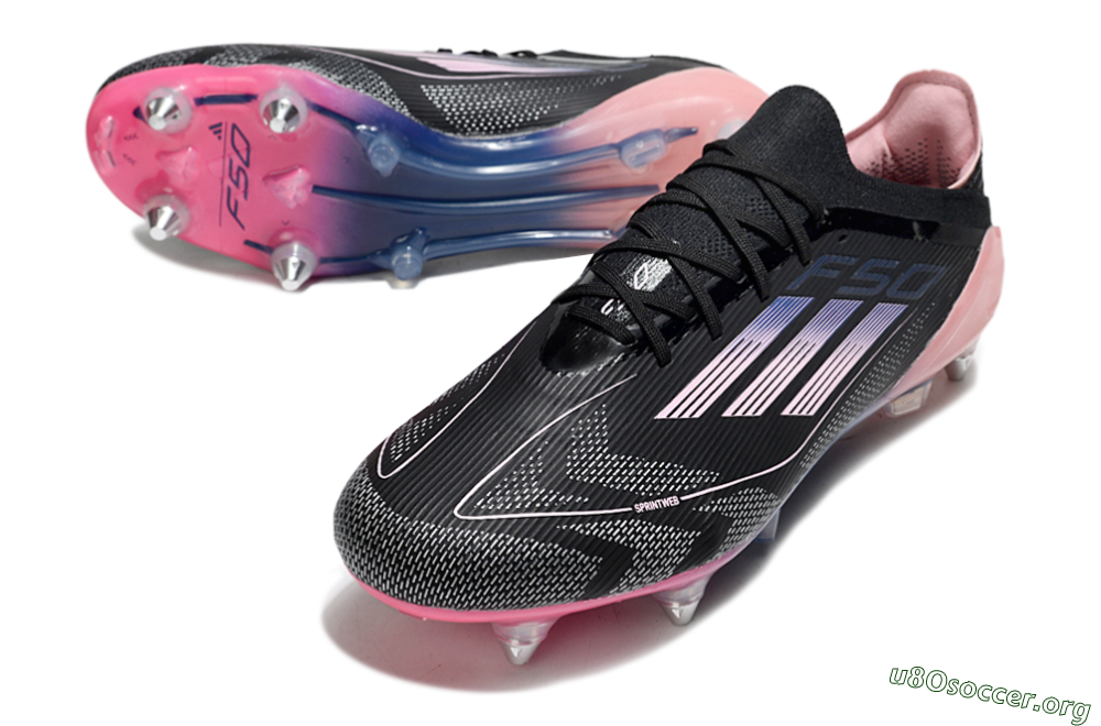 Adidas F50 Elite SG Football Boots - Black/Blue/Pink 0