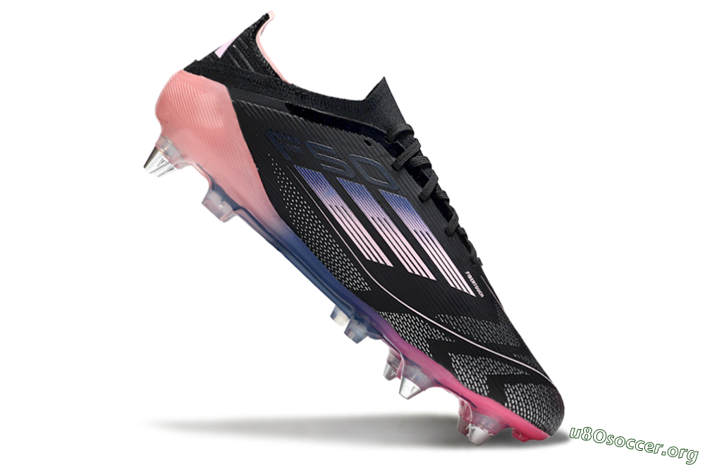 Adidas F50 Elite SG Football Boots - Black/Blue/Pink 4