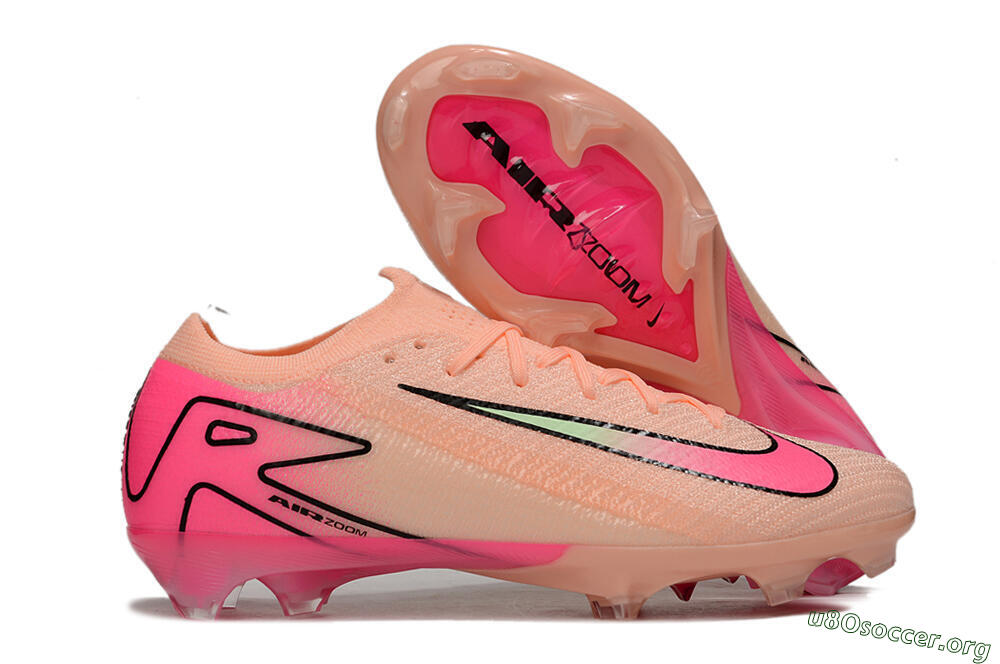Nike Air Zoom Mercurial Vapor 16 Elite FG Football Boots - Pink/Yellow/Black 2